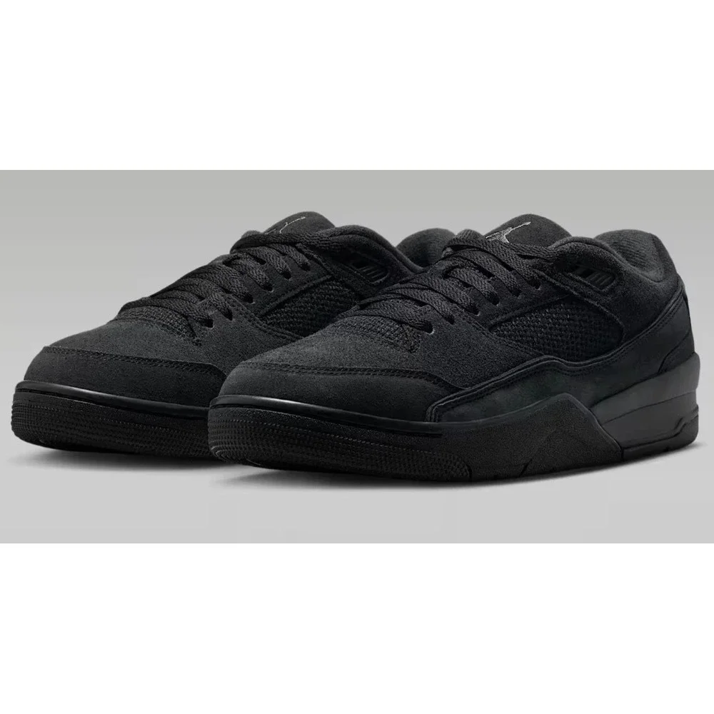 Jordan FLIGHT COURT Men's Size 12 Black Casual‎ Athletic Shoes HF3255-010  NEW